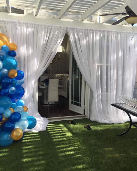 DRAPE & PIPE  Any COLOR   H10'  ( price per linear foot )