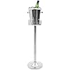 Champagne Bucket w/ Stand SILVER