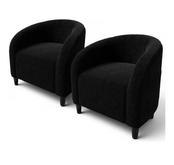 Cosmo VELVET Chair BLACK