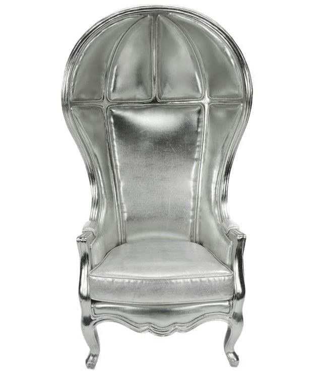 VICTORIAN BALLOON Throne SILVER