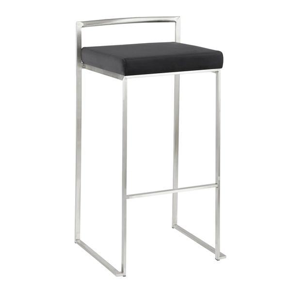 Metal Barstool - BLACK