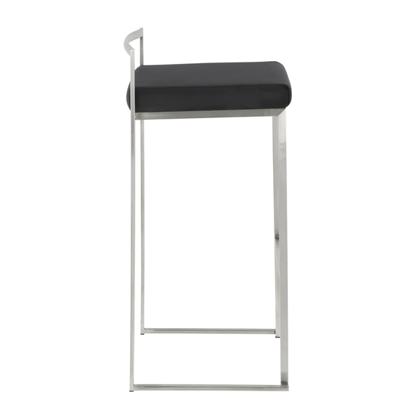 Metal Barstool - BLACK