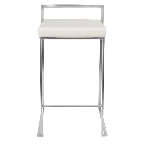 Metal Barstool - WHITE