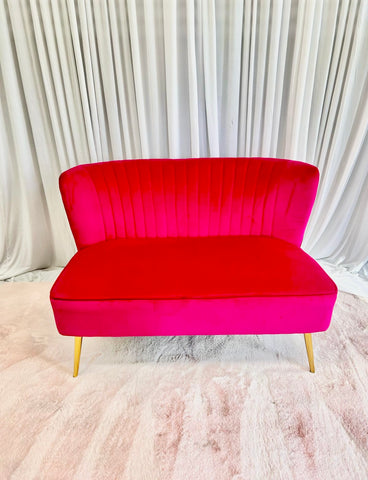 HOT Pink PEARL Sofa