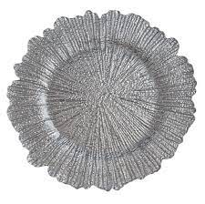 Sponge CHARGER Plate- SILVER