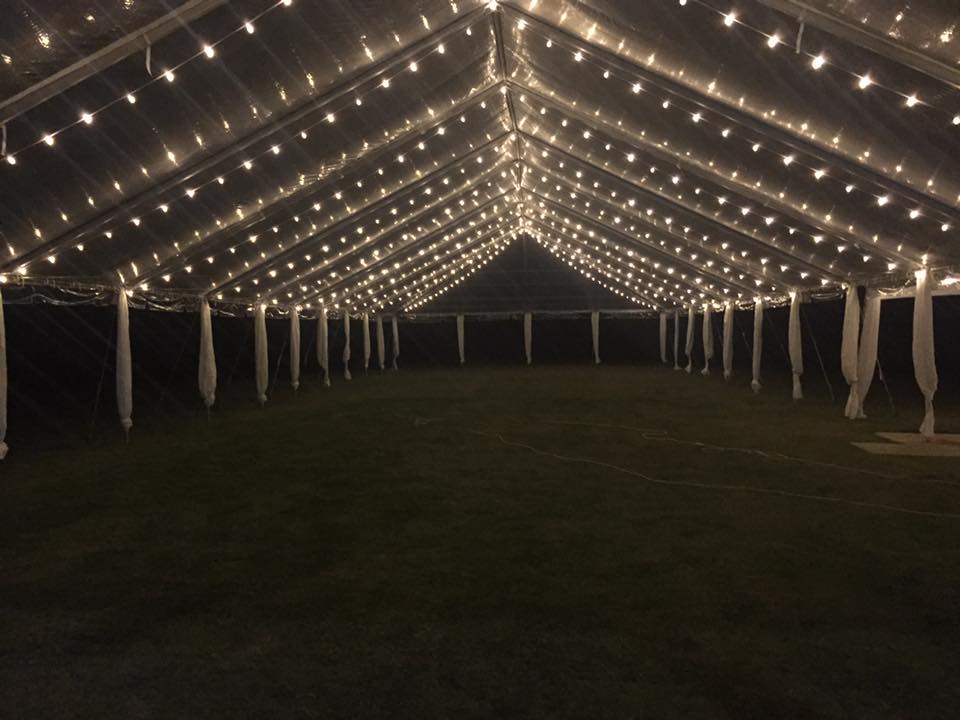 Tent String Lighting  $1  plf