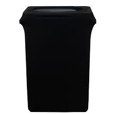 Trash can 23 gallons w/black cover