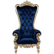 Queen THRONE Blue & Gold