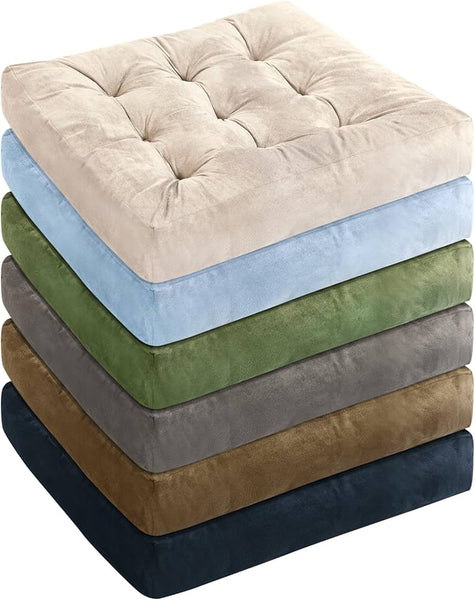 Floor PILLOWS for Meditation / Picnic 22x22 Solid Colors