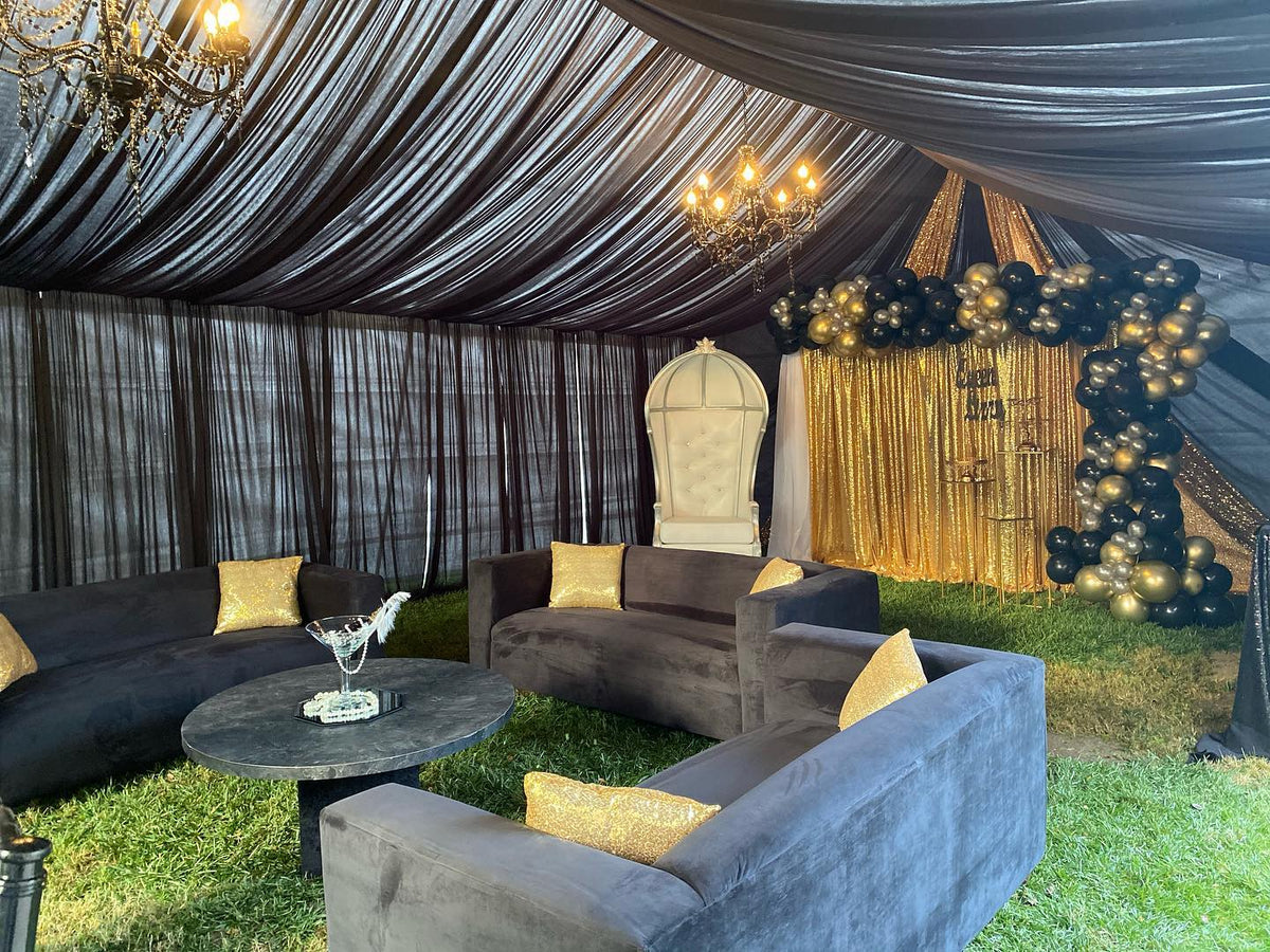 Lounge Party Rentals The Simple Black – Lounge Party Rentals