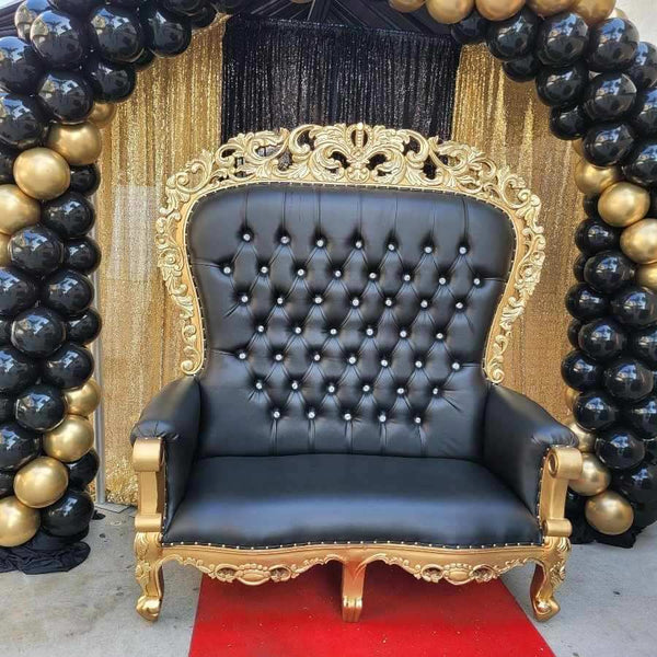 Double THRONE Black & Gold