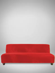 RED VELVET Sofa 6'