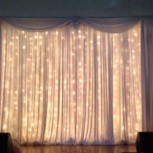 Backdrop w/Lights