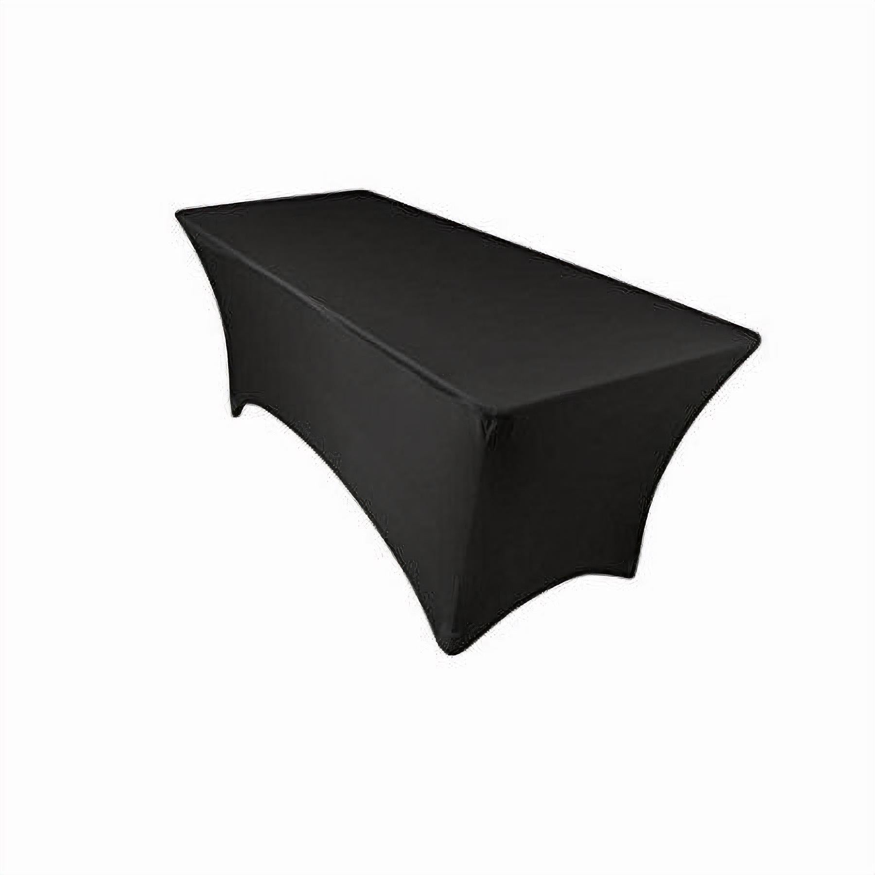 Spandex Tablecloth 6’ BLACK