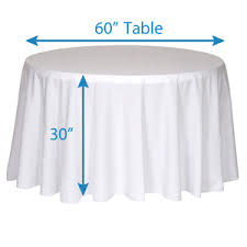 Round Tablecloth - POLYESTER 132"