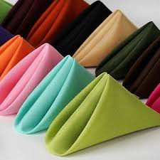 Polyester napkins