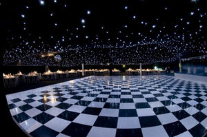 Dance Floor 20'x20' Checkered Black/White